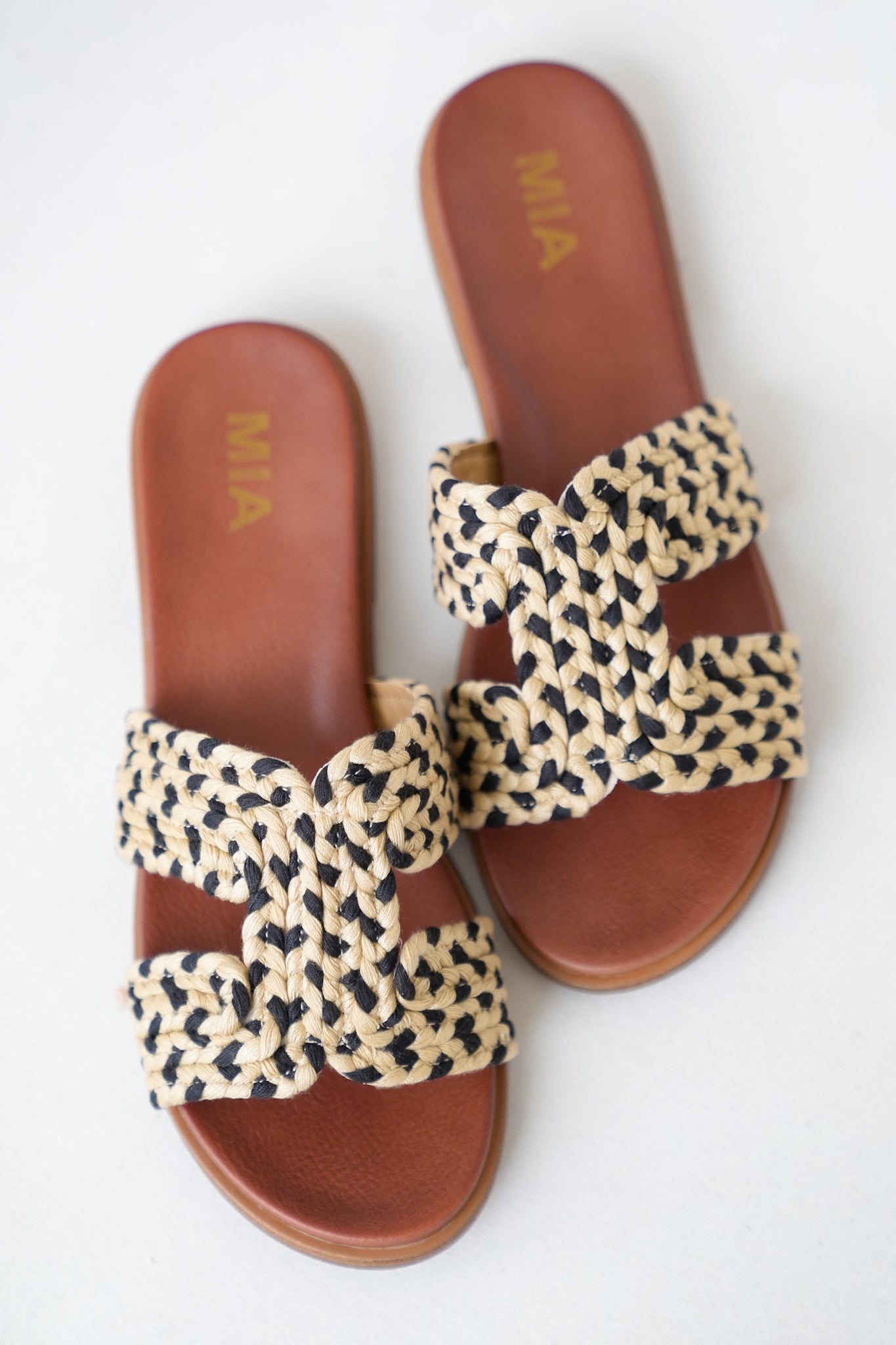 MIA Braided Slip-On Sandal