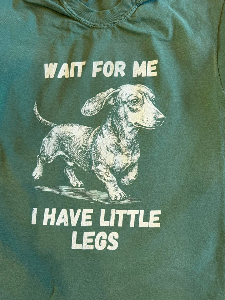 Plus/Reg Short Sleeve "Wait For Me..." Graphic Tee