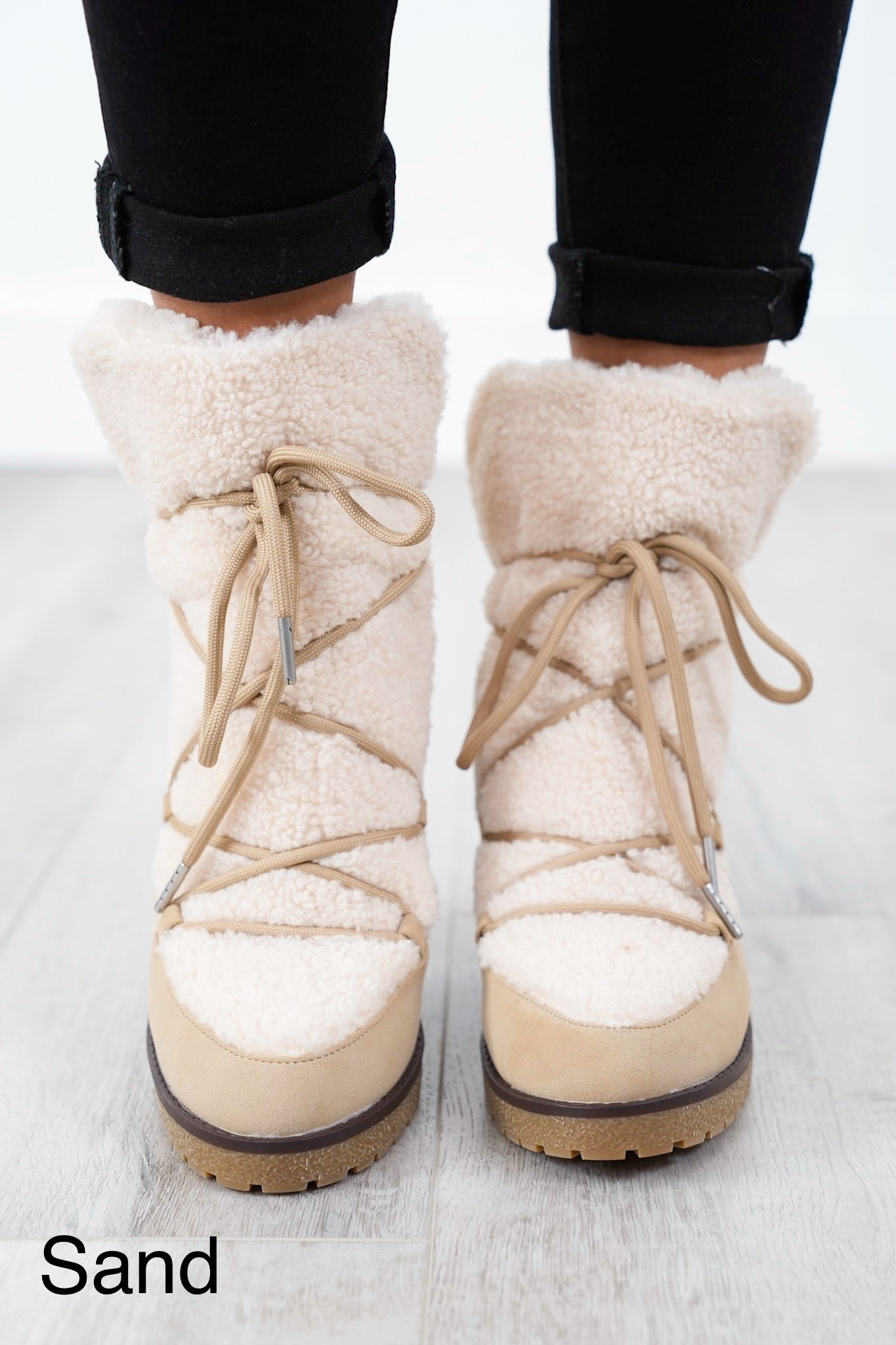 MIA Chic Ankle Boot with Sherpa Lining
