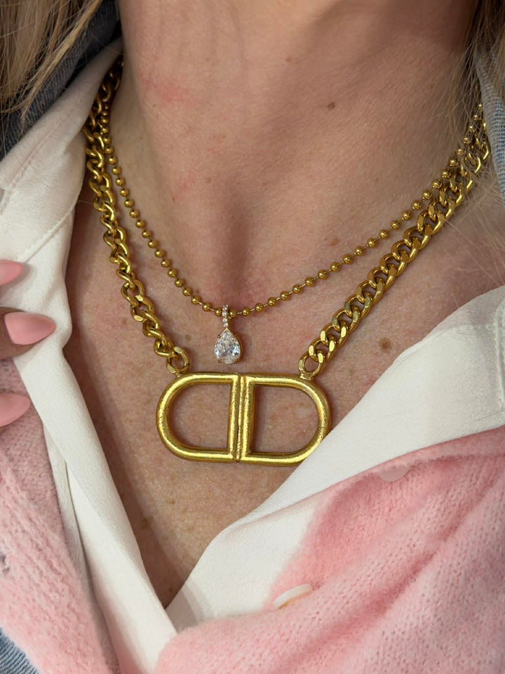 Yochi Gold Link Necklace