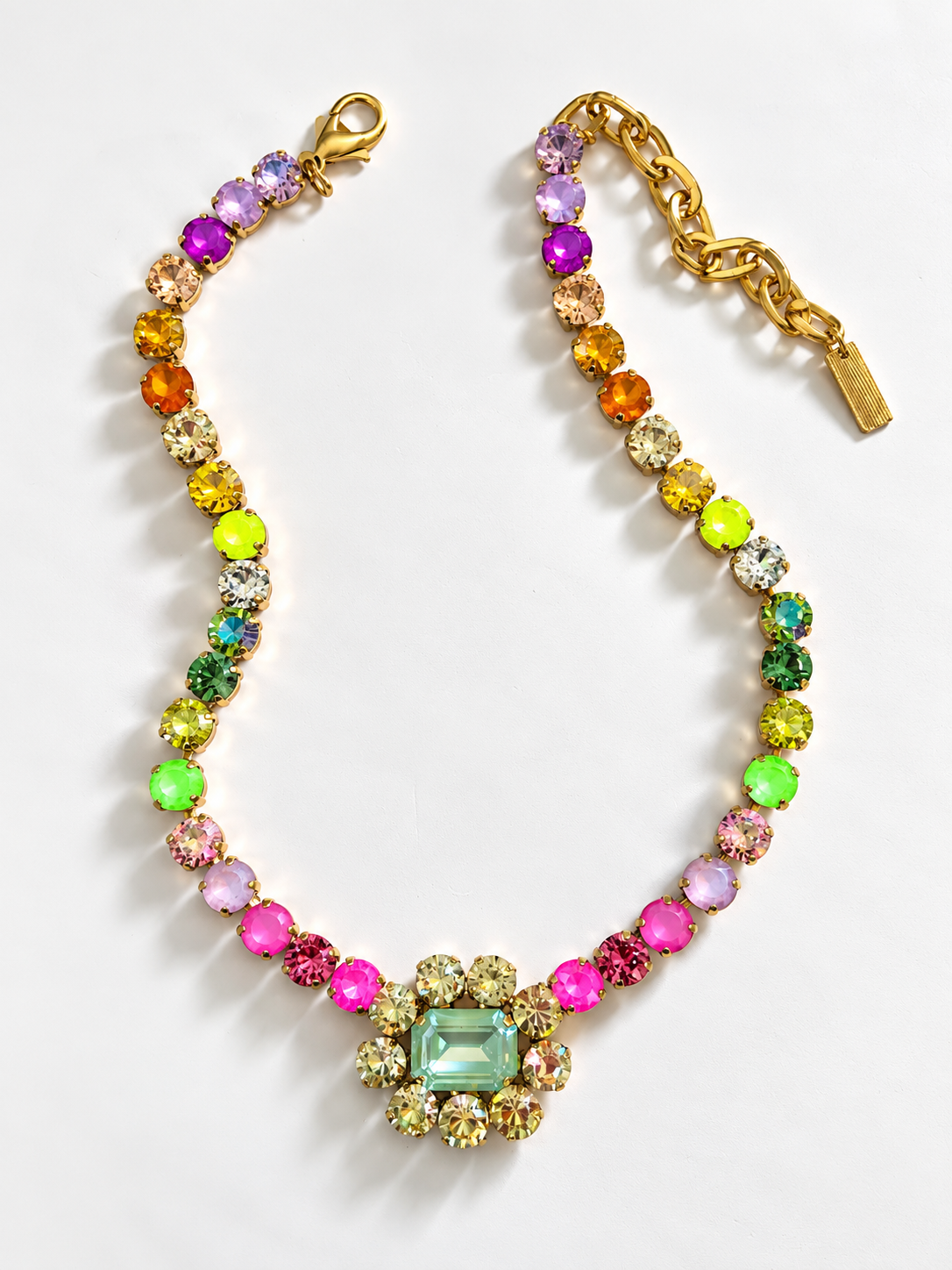 TOVA Mega Edith Plus Crystal Necklace