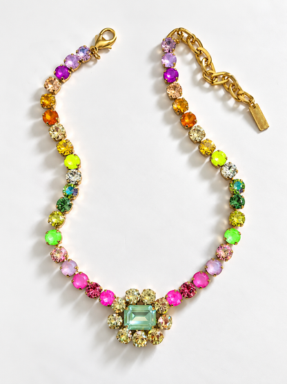 TOVA Mega Edith Plus Crystal Necklace