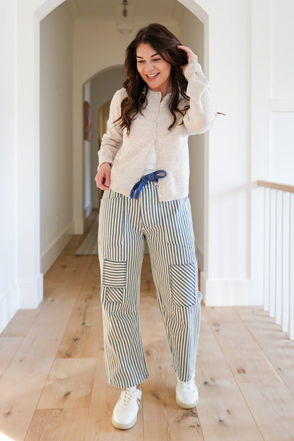 Long Sleeve Cardigan with Flower Buttons