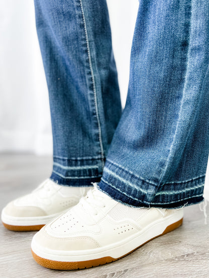 Judy Blue Best Dang Boots knee destroy patch bootcut