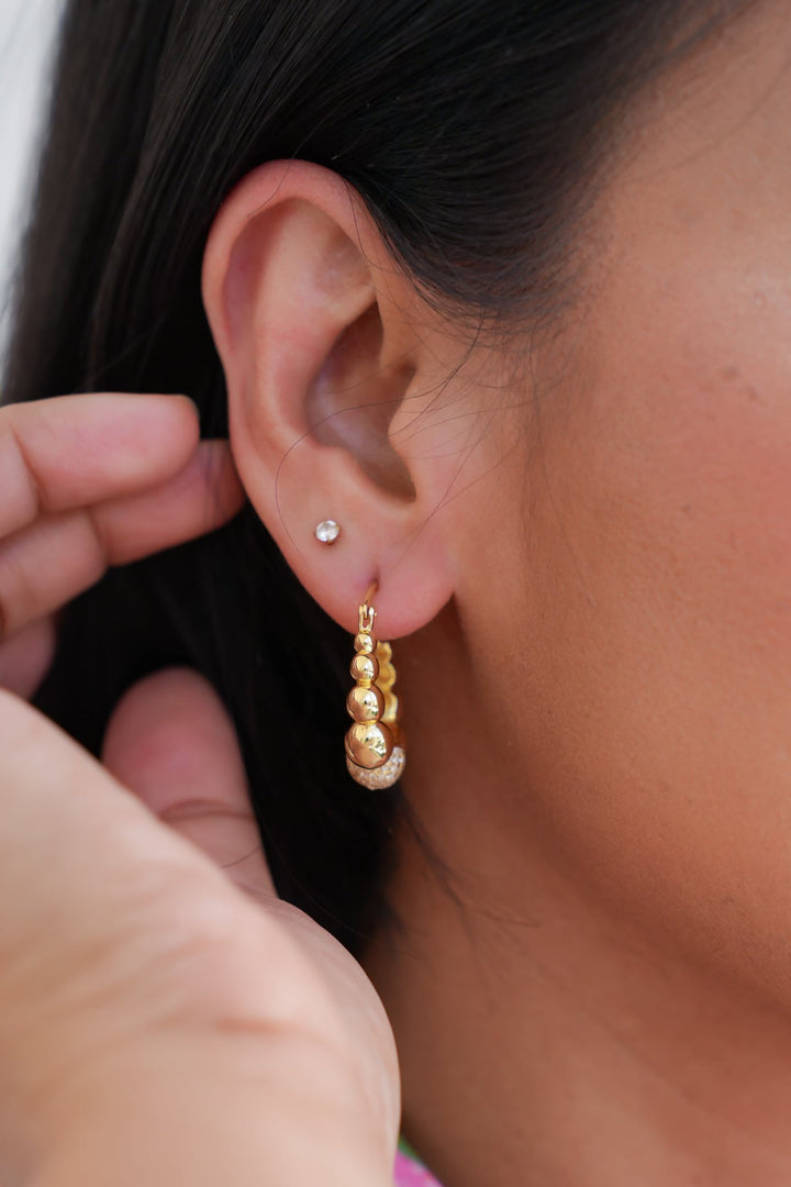 Treasure Jewels Pixie Hoops