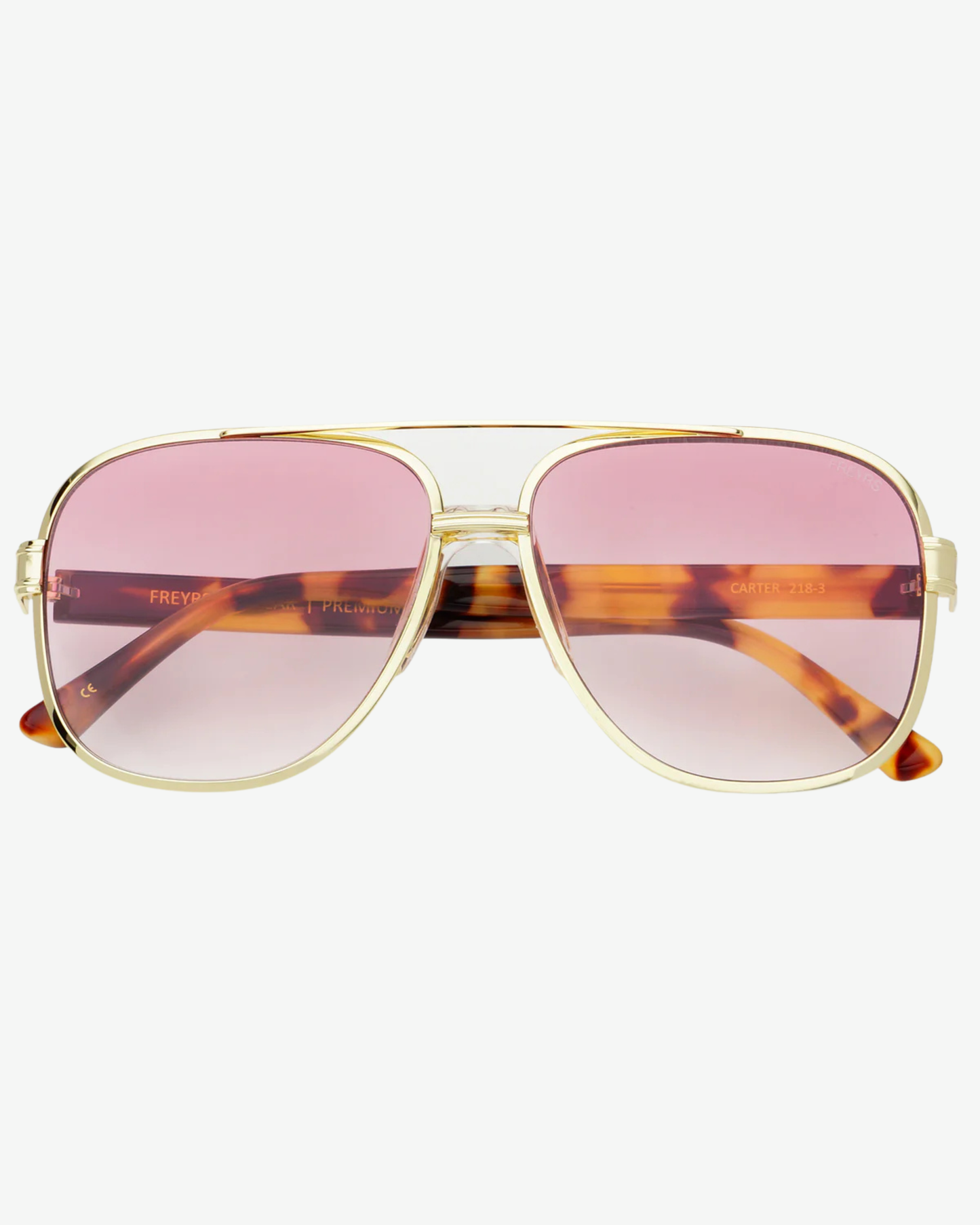 Freyrs Carter Rose Aviator Sunglasses