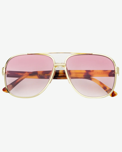 Freyrs Carter Rose Aviator Sunglasses