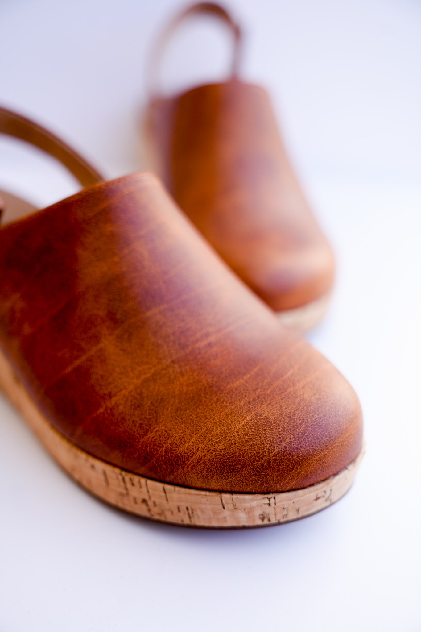 Corky's "Low Temps" Vegan Leather Wedge Clog Sandals with Ankle Strap