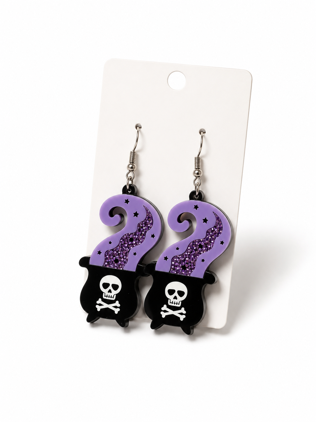 Halloween Acrylic Statement Dangle Earrings