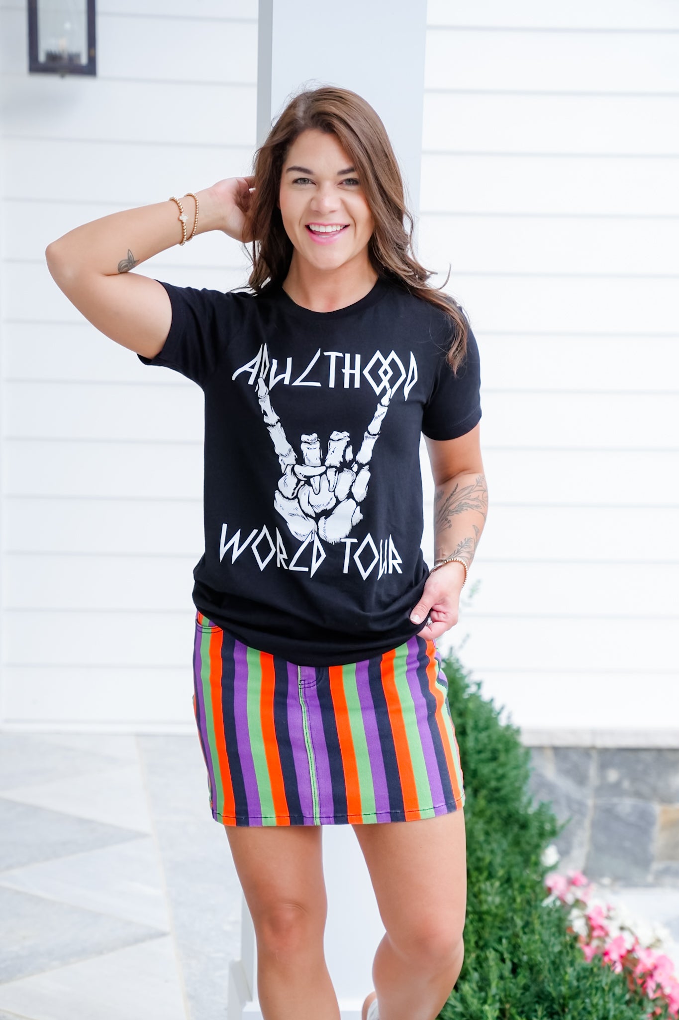 Plus/Reg Short Sleeve "Adulthood The Dead Tired Tour" Graphic Tee