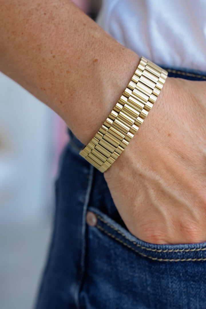Restock! Chansutt Pearls Thick Gold Watch Band