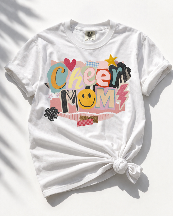 Plus/Reg Short Sleeve "Cheer Mom" Graphic Tee