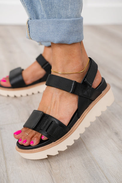 MIA Stylish Platform Sandal with Adjustable Straps