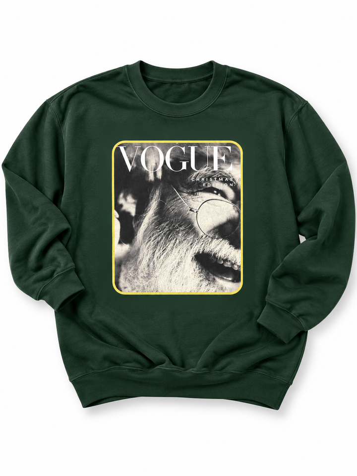 Plus/Reg Vogue Santa Christmas Graphic - Freckled Poppy