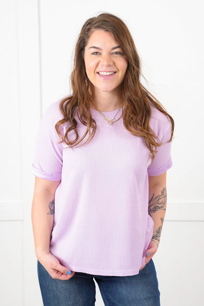 Door Buster! Plus/Reg Thermal Short Cuffed Sleeve Top