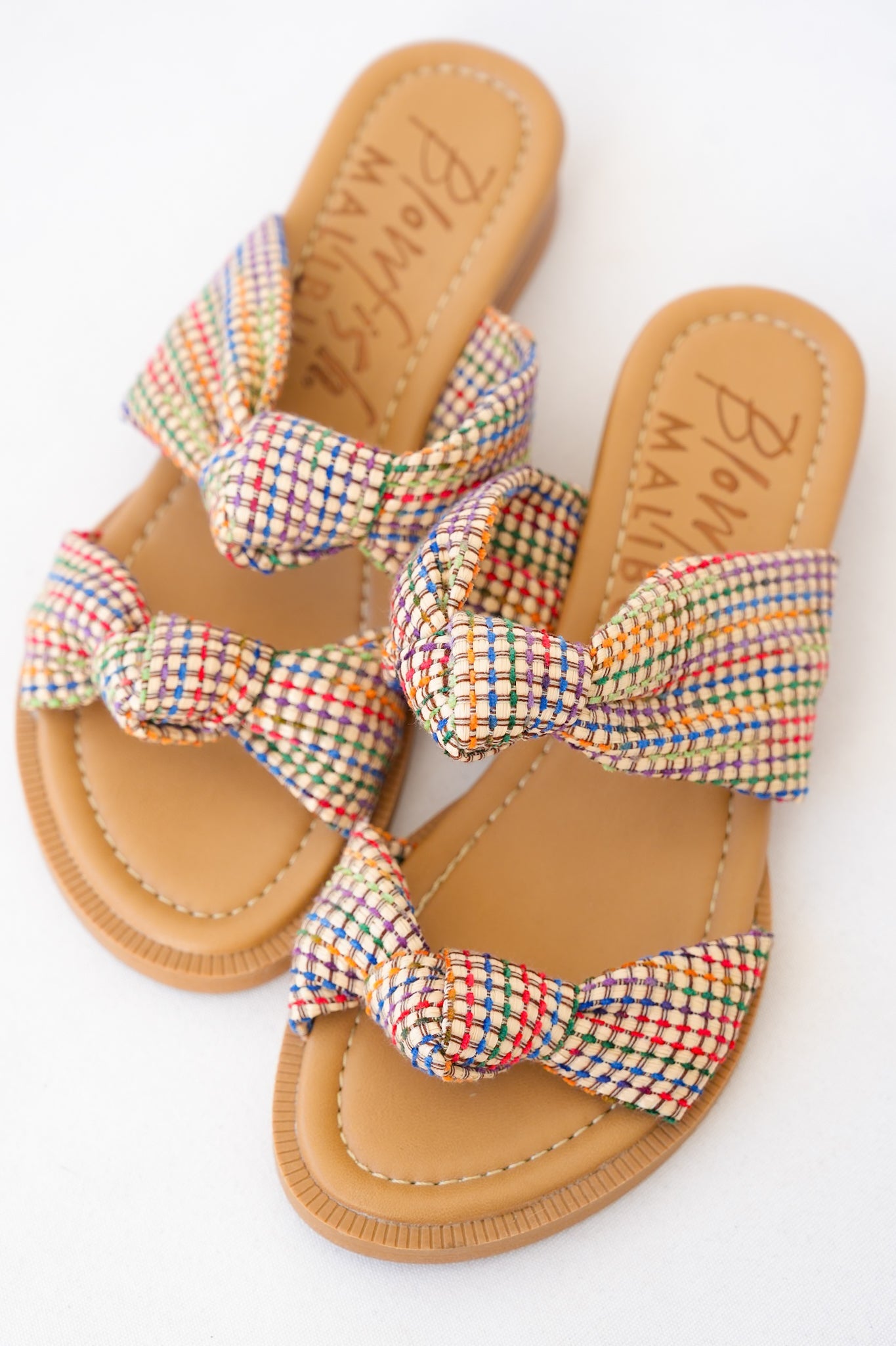 Blowfish Rainbow Thread Woven Knotted Strap Sandal
