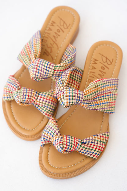 Blowfish Rainbow Thread Woven Knotted Strap Sandal