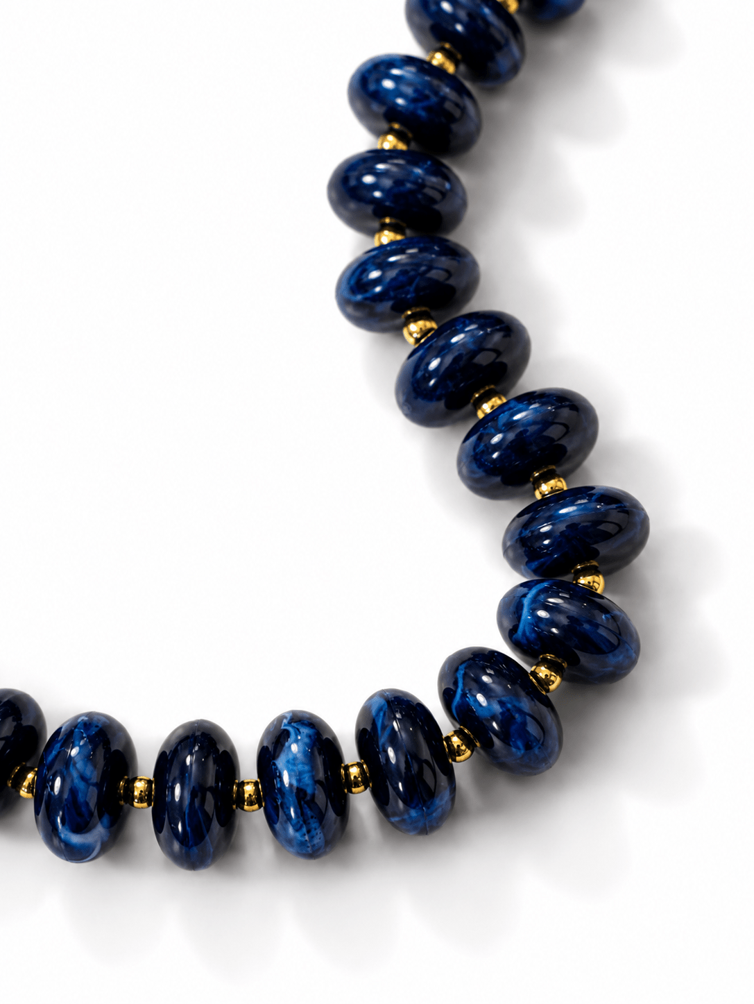 Gemelli Navy Holly Necklace - Freckled Poppy