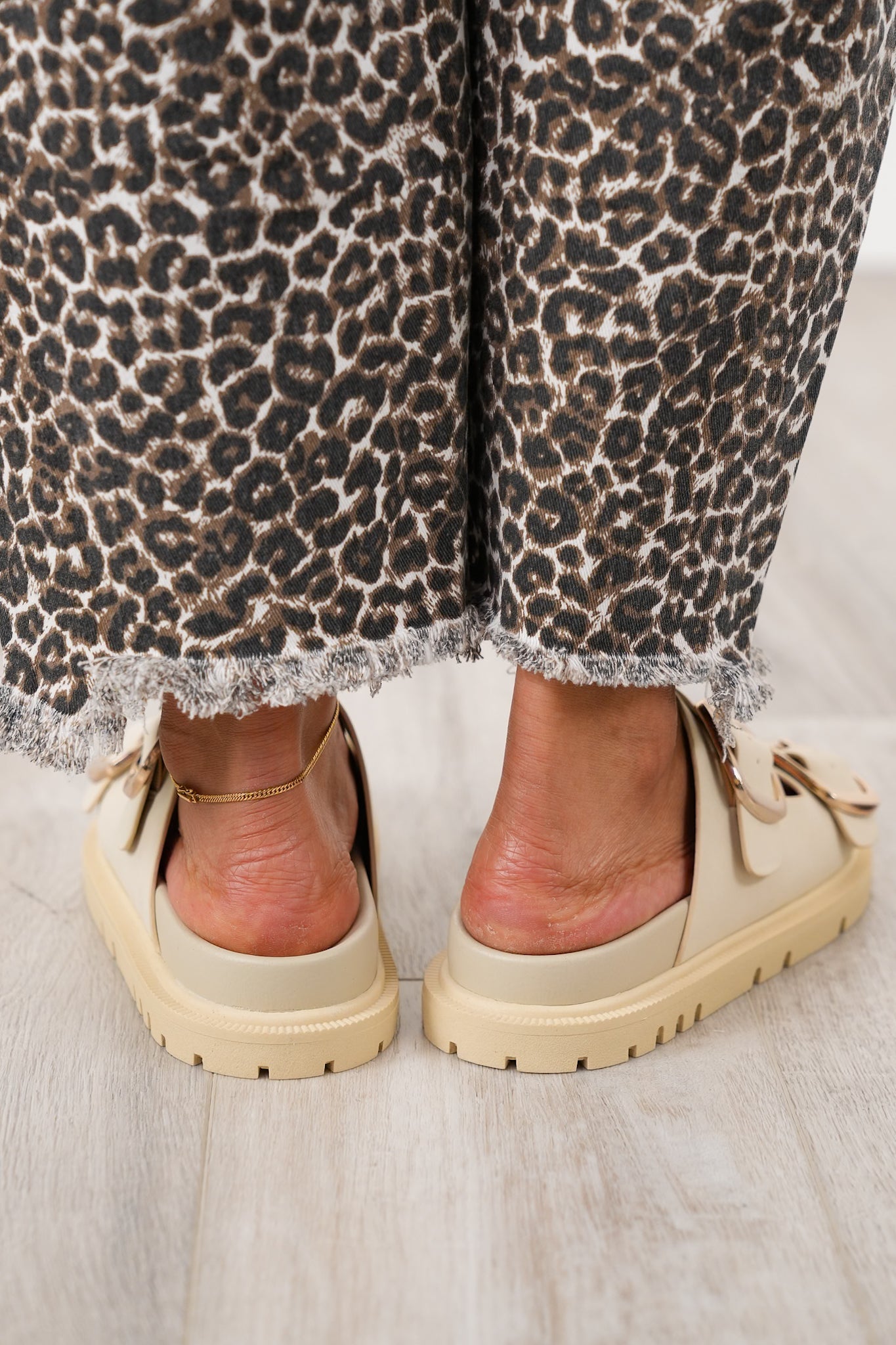 New Color! MIA Dual Buckle Slip On Sandal with Adjustable Straps