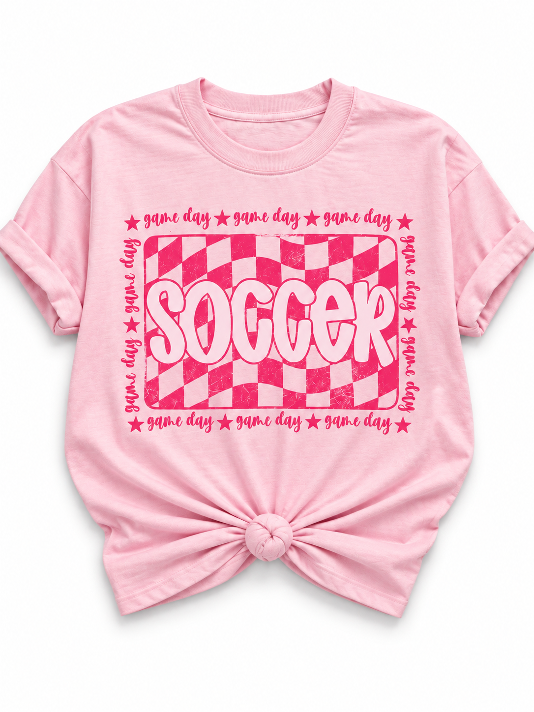 Plus/Reg Short Sleeve "Game Day Soccer" Graphic Tee