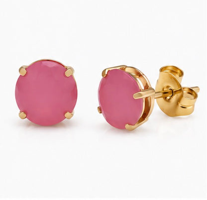 TOVA Basics Studs Gold Tone Crystal Earring