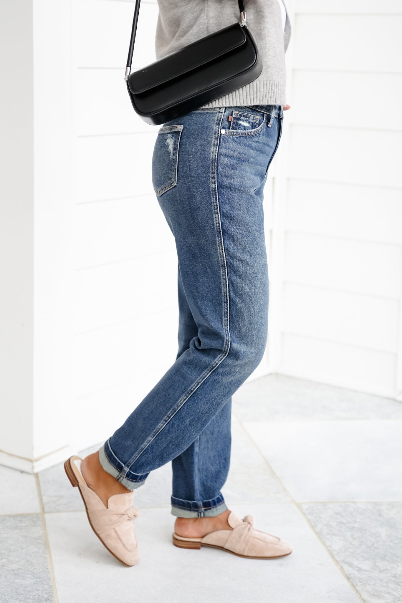 Judy Blue High Rise Dark Wash Rigid Magic Straight Leg Jeans