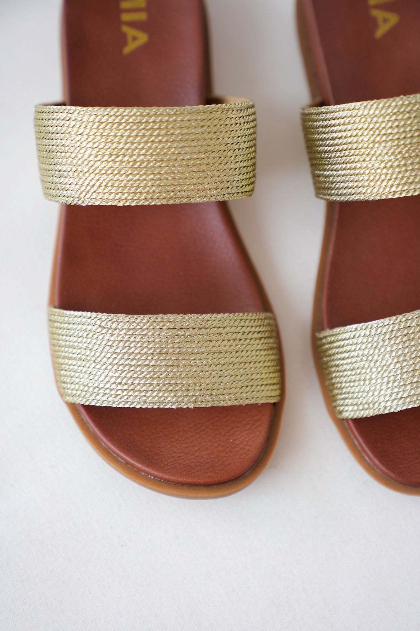 MIA Double Strap Slide Sandal