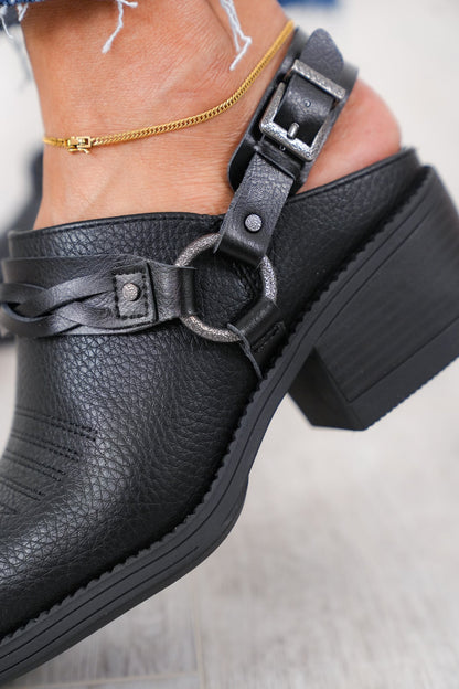 Blowfish Western Style Braided Strap Mule
