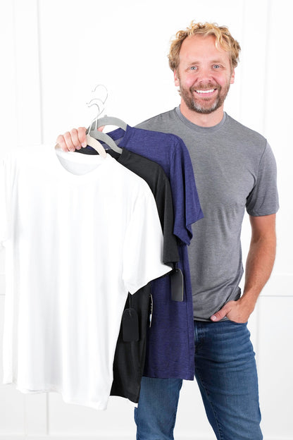 Men's Moisture Wicking Short Sleeve Crew Neck Shirt