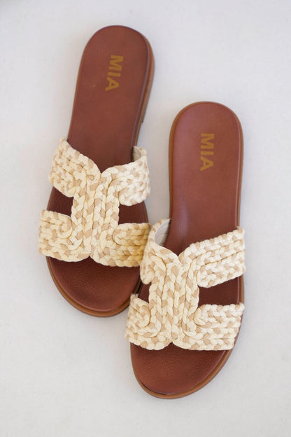 MIA Braided Slip-On Sandal