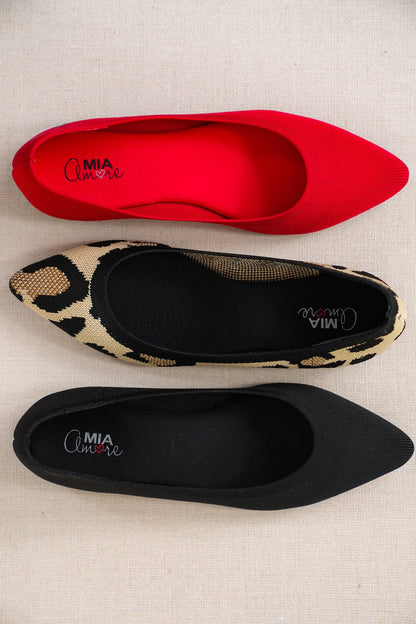 MIA Textured Knit Ballet Flat