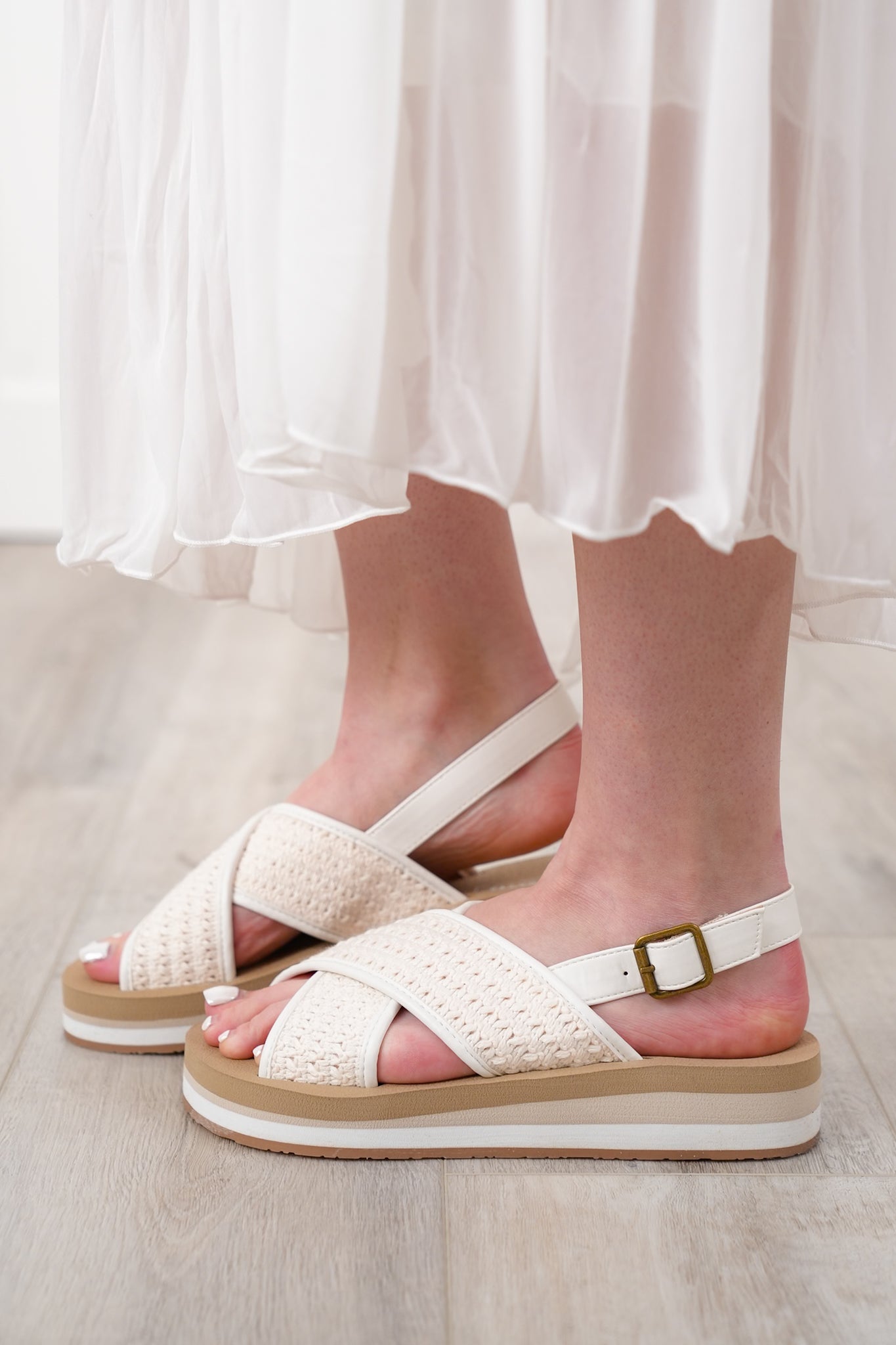 Yellow Box "Mariane" Elegant Slingback Sandals