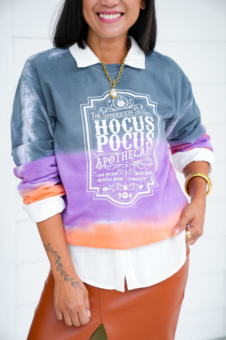 Plus/Reg/Youth Long Sleeve Sanderson Sisters "Hocus Pocus" Graphic Sweatshirt