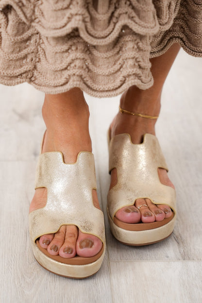 Corky's "Pucker Up" Vegan Leather Wedge Heels