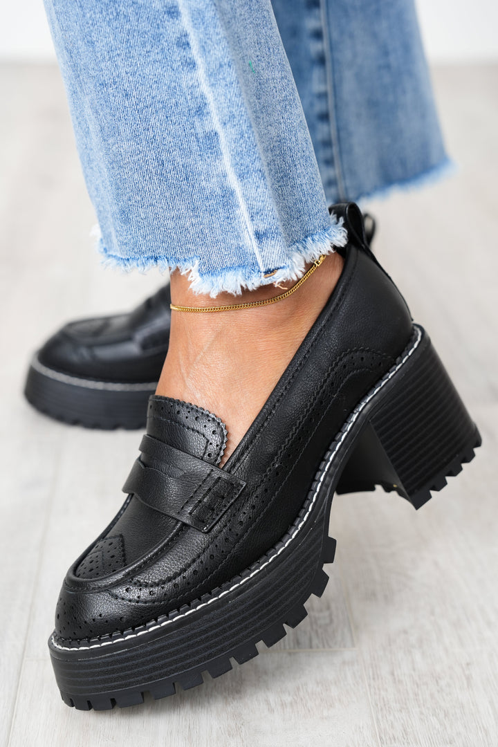 MIA Platform Lug Sole Loafers