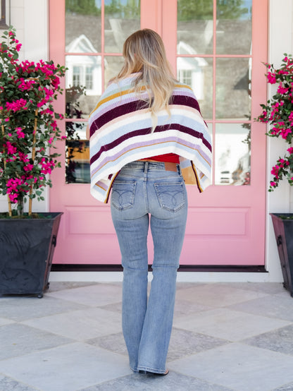 Judy Blue Low Rise Medium Wash Daisy Bootcut Jeans