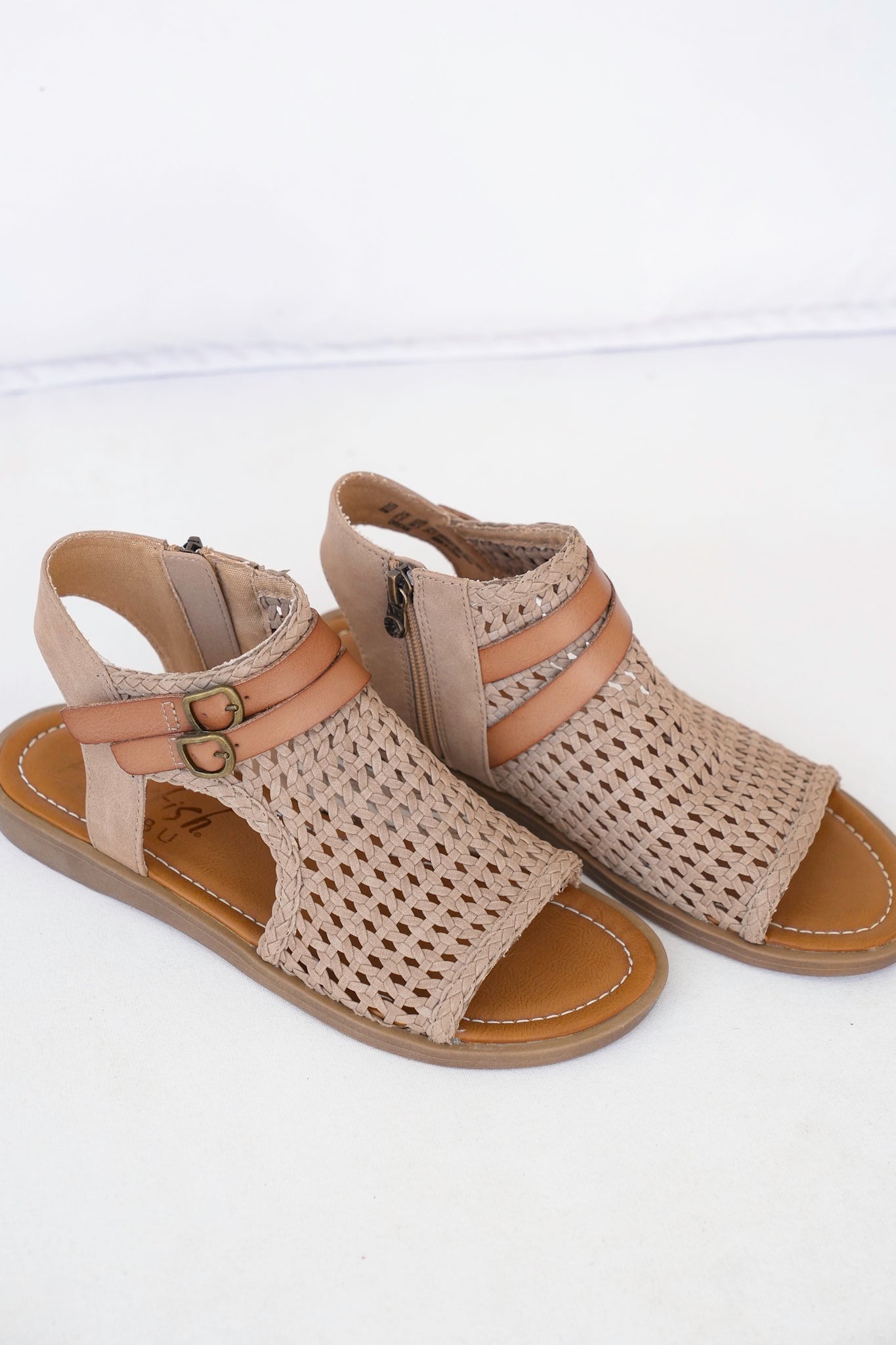Restock! Blowfish Woven Gladiator Flat Sandals