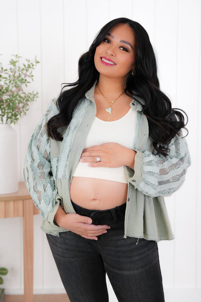 Judy Blue Maternity Non-Distressed Black Skinny Jeans