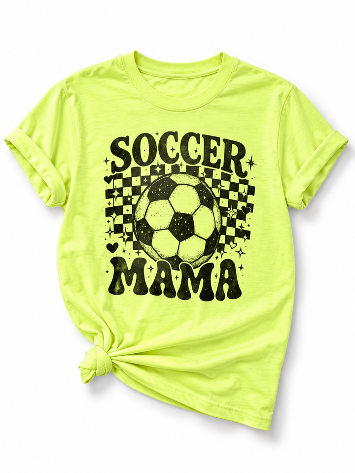 Plus/Reg Short Sleeve "Soccer Mama" Graphic Tee
