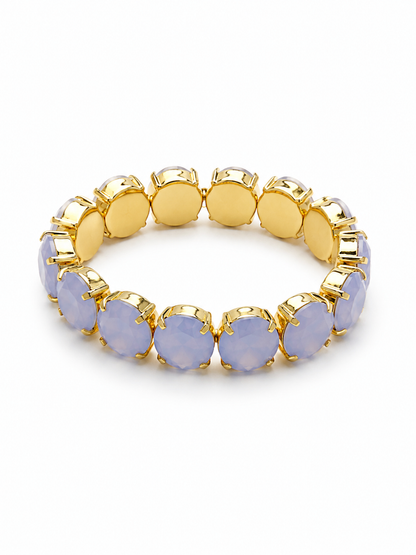 TOVA Croatia Gold Plated Opal Stretch Bracelet