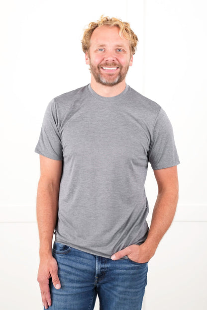 Men's Moisture Wicking Short Sleeve Crew Neck Shirt