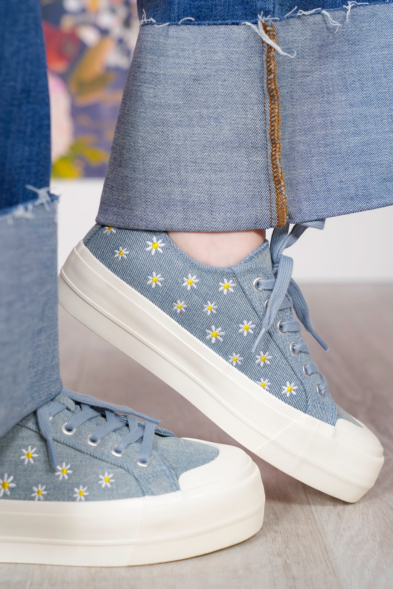 Corky's "Take the Lead" Floral Platform Sneakers