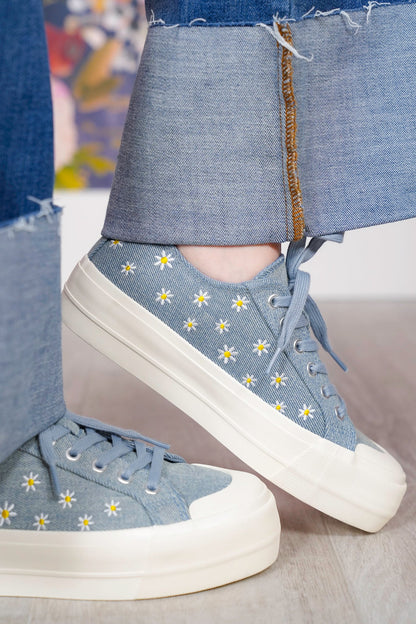 Corky's "Take the Lead" Floral Platform Sneakers