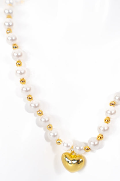 Treasure Jewels Heart Of The Pearl Necklace