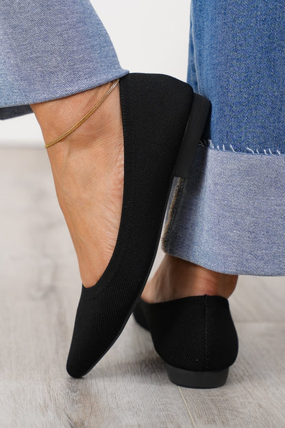 MIA Textured Knit Ballet Flat