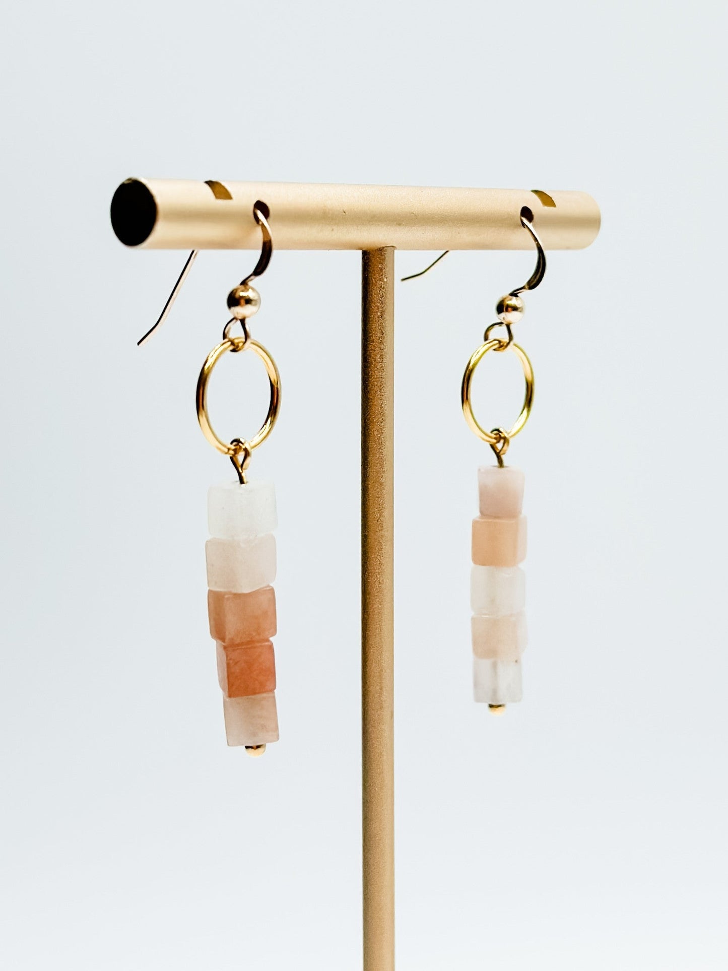 Love, Poppy Dangle Stone Earring (Multiple Colors)