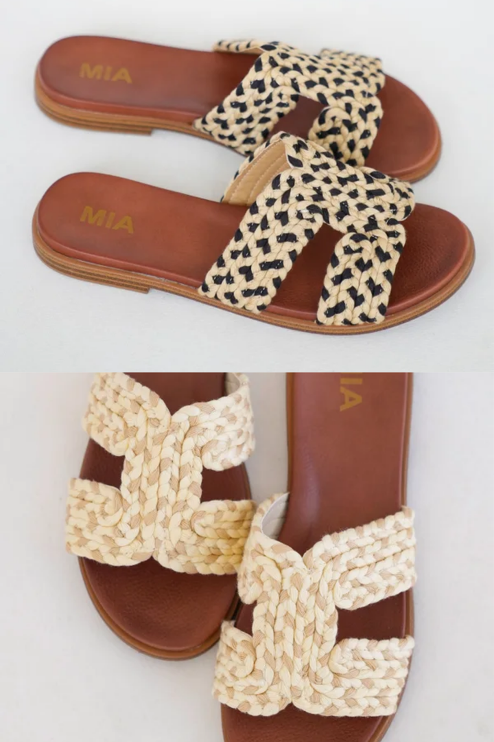 MIA Braided Slip-On Sandal