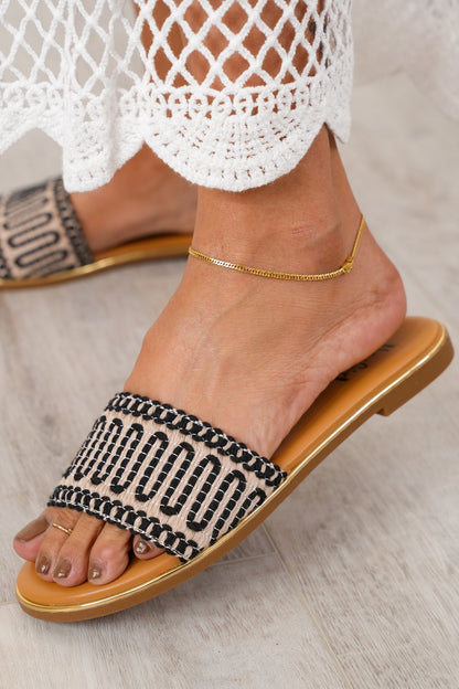 Corky's "Here For A Good Time" Woven Sandal