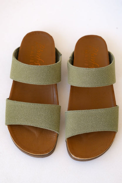 Blowfish Vegan Suede Double Strap Sandal
