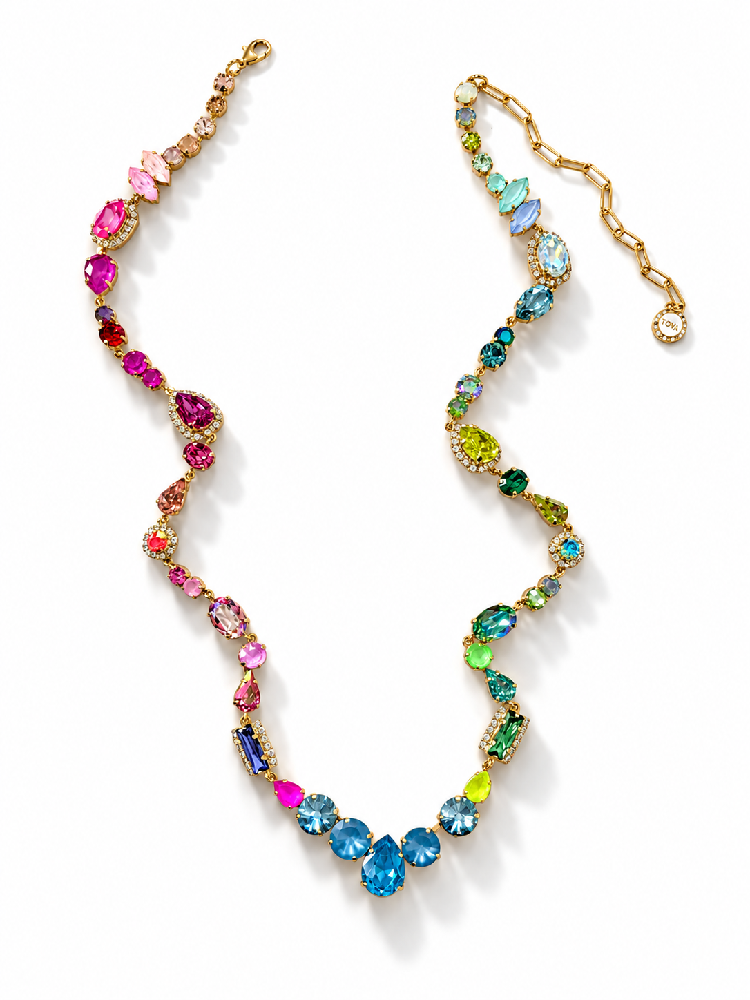 TOVA Jasper Crystal Necklace